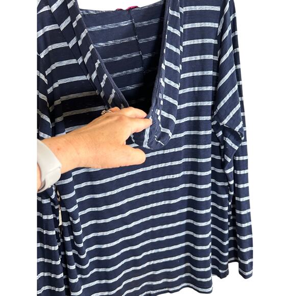 Fresh Produce Women Hoodie XL /XXL Nautical Preppy Beach Coastal Long Sleeve - Picture 6 of 11